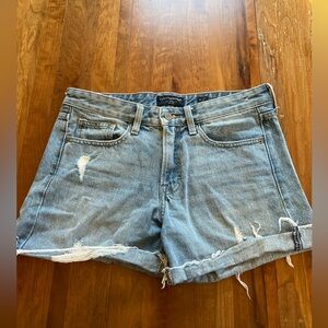 Lucy Brand cuffed denim shorts